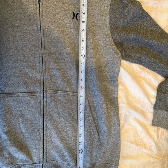 Men’s Hurley Getaway Fleece Zip Hoodie in Dark Storm size L - Picture 11 of 12